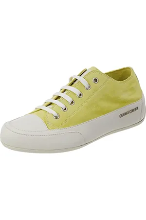 Candice Cooper ROCK S, Sneaker, Donna, White/Citrus, 35 EU