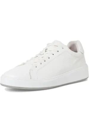Marco Tozzi By Guido Maria Kretschmer Sneakers Uomo Basse in Pelle con Suola Grossa, (Weiß), 42 EU