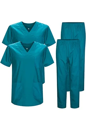 MISEMIYA Pack * 2 PCS - Uniforme Medica con Maglia e Pantaloni Uniformi Mediche Camice Uniformi sanitarie - Ref.2-8178 - Medium