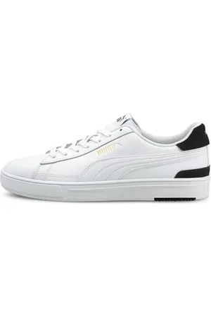 PUMA Serve PRO, Scarpe da Ginnastica Unisex-Adulto, Bianco White White Team Gold Black, 42 EU