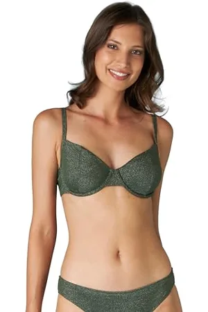 Lovable Bikini Reggiseno con Ferretto Plain Lurex Donna, , 80C