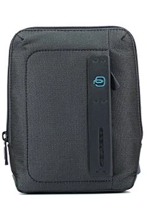 Piquadro P16 Borsello porta iPad mini in tessuto e pelle ad uno scomparto