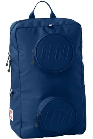LEGO Wear ® Signature Zaino Mattoncino 1x2 con Scomparto per Tablet/Laptop, 18L, Doppia Tasca Frontale Porta Accessori