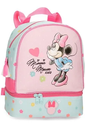 Disney Joumma Bags, Minnie Imagine, Schulrucksack, Kinderrucksack, aus Polyester, breite verstellbare Schulterriemen, oberer Griff Zum Aufhängen., , Zaino spuntino