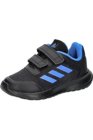 adidas Tensaur Run 2.0 Shoes Kids, Scarpe da Corsa Unisex-Bimbi 0-24, Core Black/Bright Royal/Core Black, 19 EU