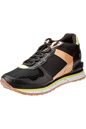Gioseppo Sneakers nere da donna chiny con tonalitá pastello e fluor e zeppa interna