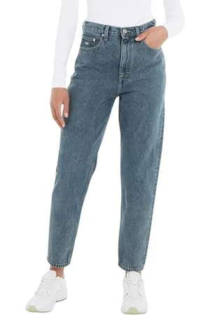 Tommy Hilfiger Mom Jean UH TPR AH4067 DW0DW17192 Pantaloni di Jeans, ( Medium), 32W / 30L Donna