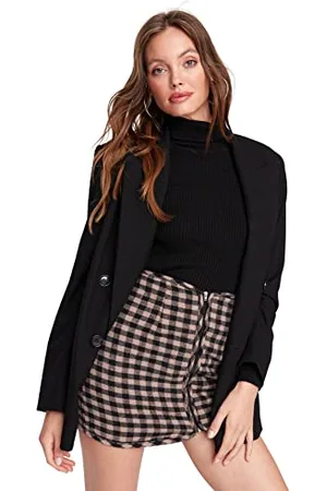 Trendyol Gonna Intrecciata Mini Bodycone Donna, , 14