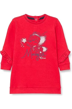 chicco Vestito A Maniche Lunghe, Vestito casual Bimba 0-24, , 6 mesi