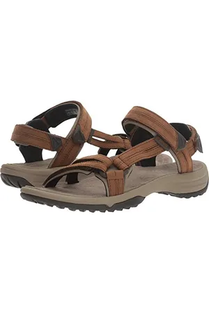 Teva Terra Fi Lite Leather W, Sandali Sportivi Donna, Marrone (Brown 556), 36
