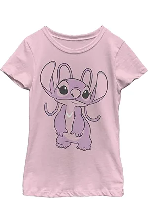 Disney Maglietta a Maniche Corte da Ragazza Lilo & Stitch-Big Angel, Colore: ., XS