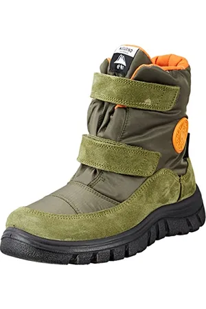 Naturino Pile, Stivali da neve, Bambini e ragazzi, Militare/Orange, 24 EU