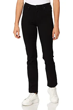Lee Marion Straight Jeans Donna, (BlackRinse), 29W/33L