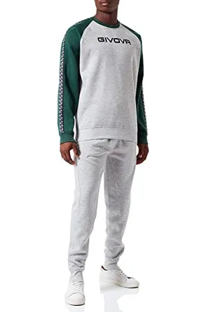 Givova TUTA ITALIA UOMO 102 G/COLLO felpa CON BANDA Tg. 2XL