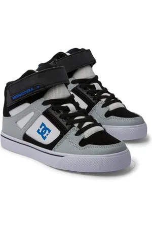 Dcshoes Pure High-Top EV, Scarpe da Ginnastica, White/Grey/Blue, 28.5 EU