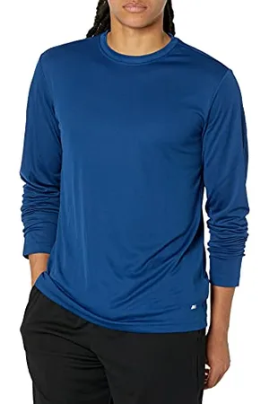 Amazon T-Shirt a Maniche Lunghe Tecnica Sportiva Uomo, , XXL Plus