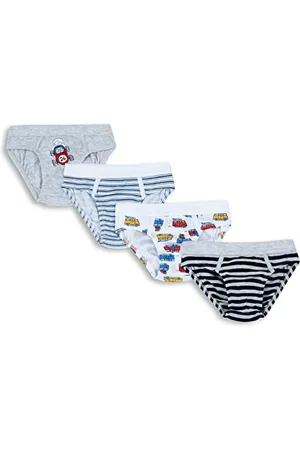 chicco Set di Slip in cotone, Intimo Bambini e ragazzi, , 4 anni (pacco da 4)