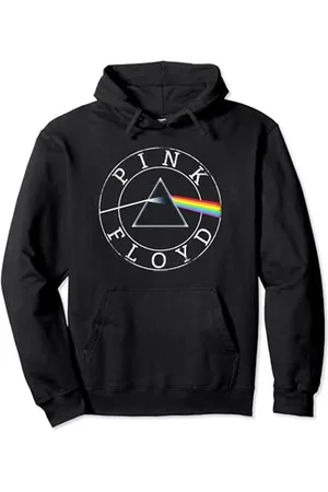 Pink Floyd Rock Band Prism Circle Logo Felpa con Cappuccio