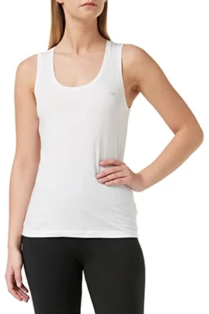 Emporio Armani Tank Iconic Cotton, Maglietta Donna, , S