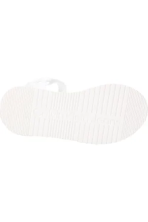 Calvin Klein Jeans Sandali Donna Estivi, Bianco (Bright White), 40