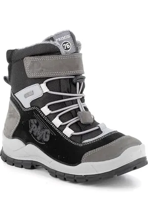 Primigi Hans GTX, Stivali da Neve Uomo, Grigio Scuro-Nero, 35 EU
