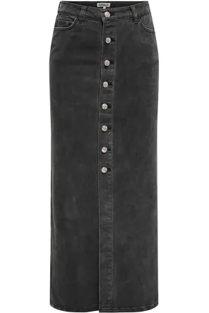 ONLY Onlkita Button Maxi DNM Gua-Gonna, , M Donna