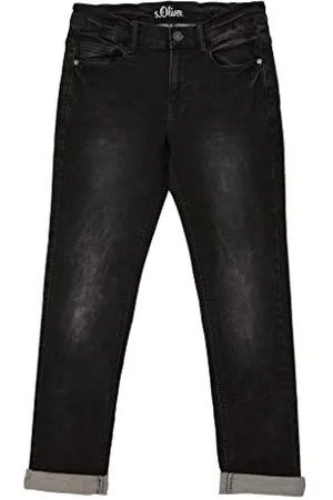 QS by s.Oliver 402.11.899.26.180.2101360 Jeans, (Black 98Z3), 15 Anni Bambino