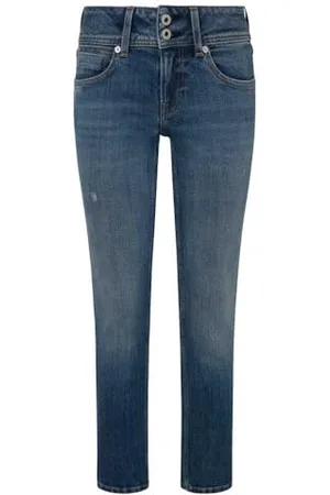 Pepe Jeans Slim Jeans LW Pl204729, (Denim-hv4), 32 W/30 L Donna