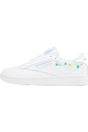 Reebok Club C 85, Scarpe da Ginnastica Donna, FTWWHT/FTWWHT/PALBLU, 36 EU