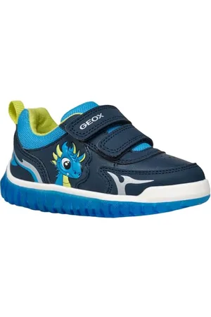 Geox B LIGHTYLOO Boy A, Scarpe da Ginnastica Bimbo 0-24, Navy/Bluette, 23 EU