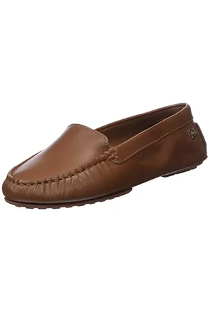 Tommy Hilfiger Mocassini Donna Essential Chic Mocassin Slipper, Marrone (Winter Cognac), 38 EU