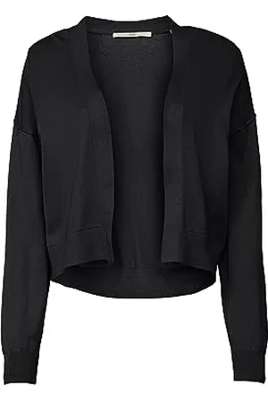 ESPRIT 043cc1i301 Maglione Cardigan, 001/nero, S Donna