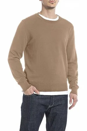 Replay Uk2512 Cotton Basic Maglione, , XXL Unisex-Adulto
