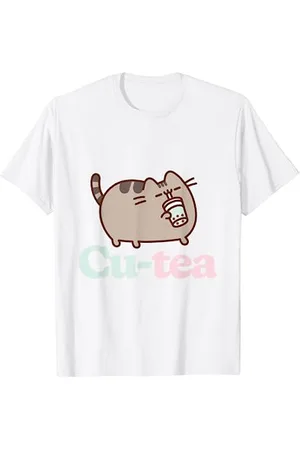 Pusheen Maglietta da tè Boba Tè Cu-Tea Maglietta