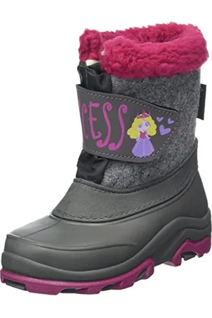 mc kinley McKINLEY Teddy III, Scarpe da Trekking Unisex-Bambini, Grigio Scuro/Rosa, 18 EU