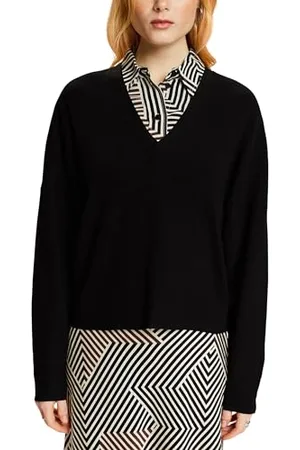 ESPRIT 103eo1i308 Pullover, 001/nero, L Donna