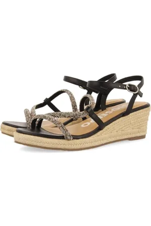 Gioseppo Catania, Sandalo Espadrillas con Zeppa Donna, , 37 EU