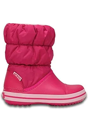 Crocs Unisex Bambino Winter Puff Boot Kids Stivale, Candy Pink, 23/24 EU