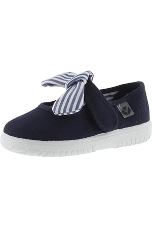 victoria Ballerine Unisex Ojalá Tela & Strappo & Fiocco A Righe 105110 per Bambini 23