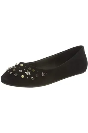 Buffalo Milan, Ballerine Donna, Black, 36 EU
