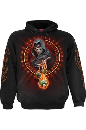 Spiral Dungeon Master Uomo Felpa con Cappuccio L 100% Cotone Regular