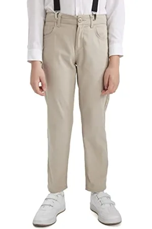 DeFacto Z1675a6, Pantaloni Casual Bambini e ragazzi, (Stone), 10 - 11 anni