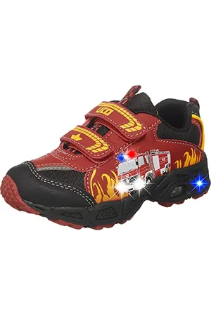 LICO Hot V Blinky, Scarpe da Ginnastica, Rosso (Rot/Schwarz/Gelb Rot/Schwarz/Gelb), 32 EU