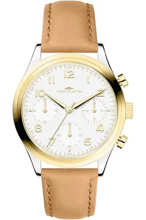 Fynch-Hatton Orologio Analogico al Quarzo Donna con Cinturino in Pelle FHT-0013-LC