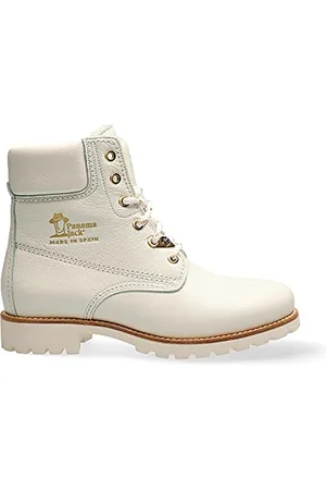 Panama Jack Panama 03 Igloo, Combat Boot Donna, Bianco, 39 EU