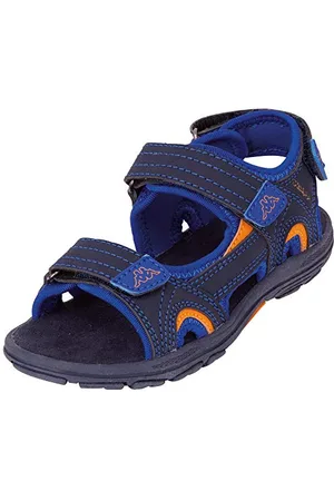 Kappa Early Ii Kids Sandali con Cinturino alla Caviglia Unisex - Bambini e ragazzi, Blu (navy/orange), 28 EU