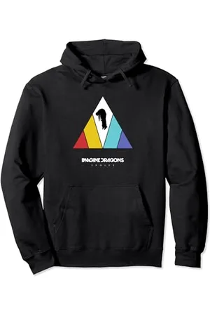 Imagine Dragons Immagina Dragons Triangolo Logo Felpa con Cappuccio