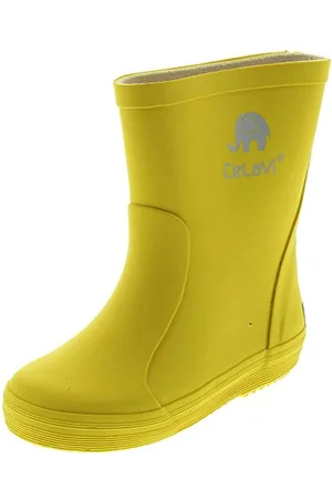 CeLaVi Gummistiefel, Stivali di Gomma Unisex-Bambini, Giallo (Yellow 011), 20.5 EU