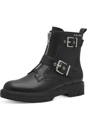 QS by s.Oliver Stivaletti da Donna con Zip e Slip 5-25441-43, , 41 EU