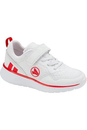 Jako Sneaker Performance Junior, Scarpe da Ginnastica, Bianco/Rosso, 28 EU